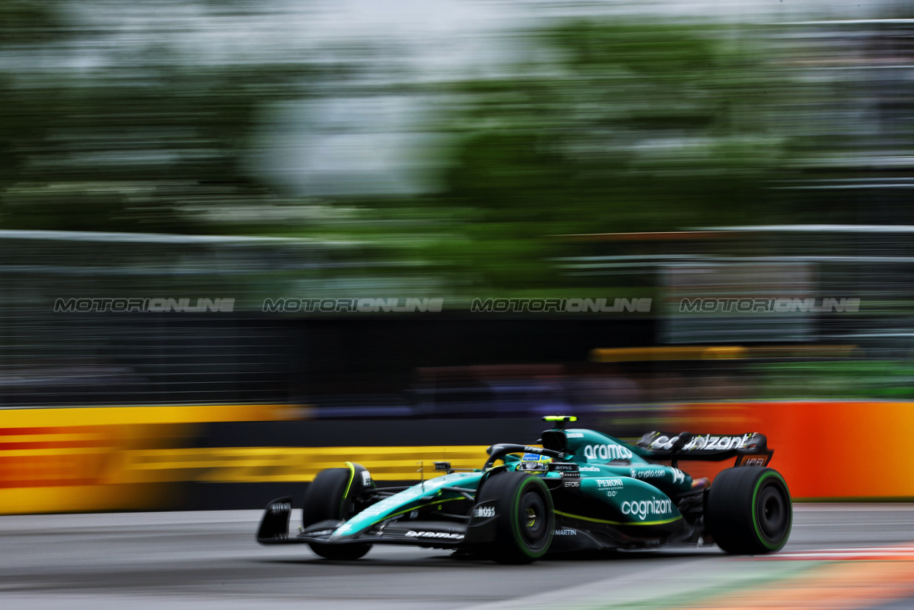 GP CANADA, Fernando Alonso (ESP) Aston Martin F1 Team AMR23.

17.06.2023. Formula 1 World Championship, Rd 9, Canadian Grand Prix, Montreal, Canada, Qualifiche Day.

- www.xpbimages.com, EMail: requests@xpbimages.com © Copyright: Charniaux / XPB Images