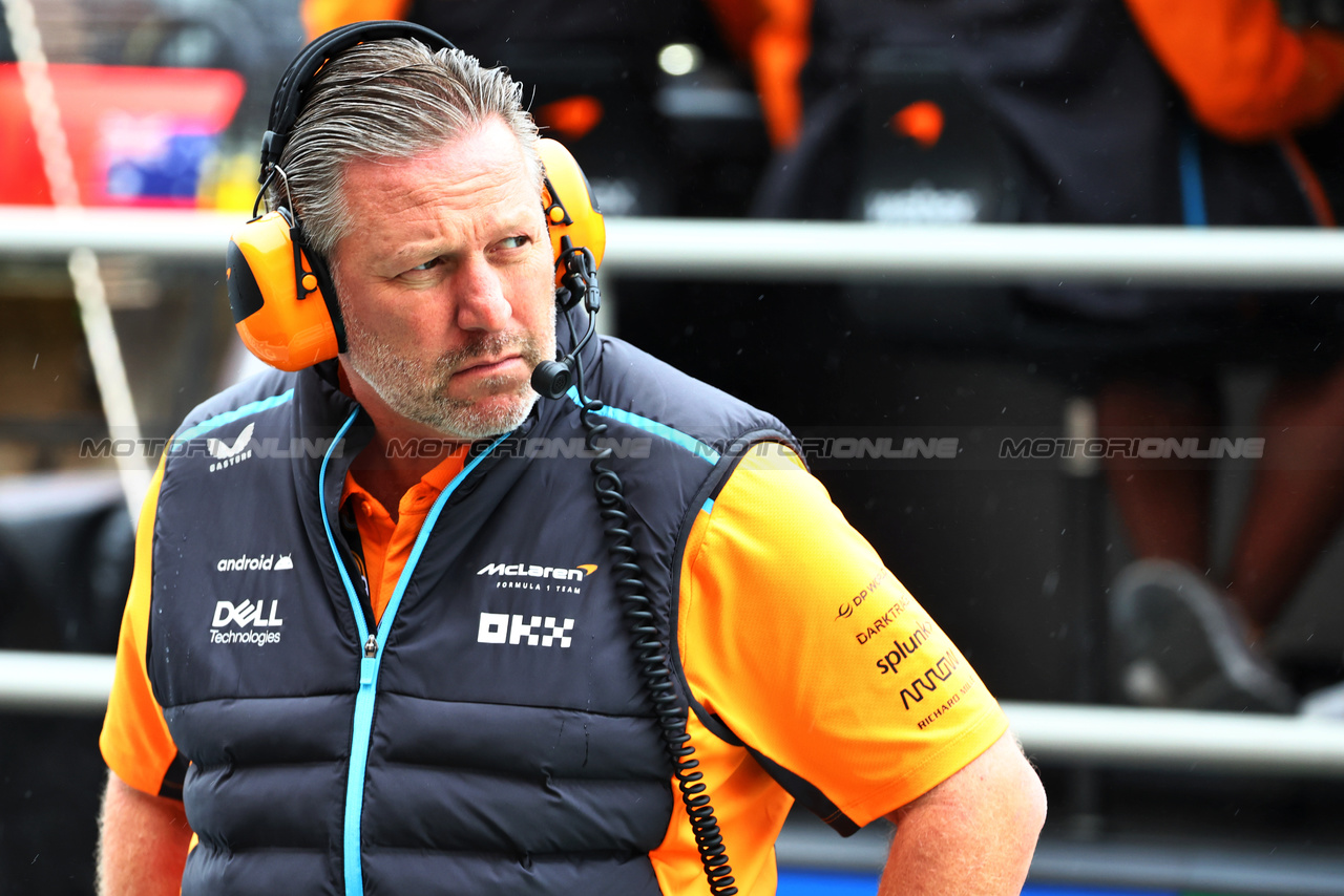 GP CANADA, Zak Brown (USA) McLaren Executive Director.

17.06.2023. Formula 1 World Championship, Rd 9, Canadian Grand Prix, Montreal, Canada, Qualifiche Day.

- www.xpbimages.com, EMail: requests@xpbimages.com © Copyright: Batchelor / XPB Images