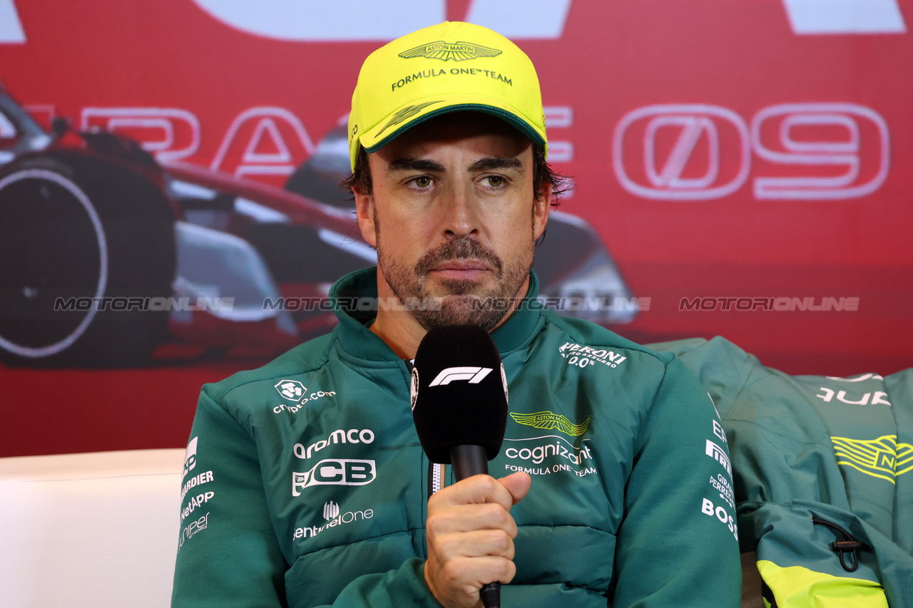 GP CANADA, Fernando Alonso (ESP) Aston Martin F1 Team in the post qualifying FIA Press Conference.

17.06.2023. Formula 1 World Championship, Rd 9, Canadian Grand Prix, Montreal, Canada, Qualifiche Day.

- www.xpbimages.com, EMail: requests@xpbimages.com © Copyright: Bearne / XPB Images