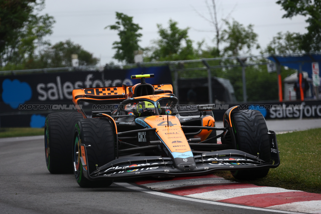 GP CANADA, Lando Norris (GBR) McLaren MCL60.

17.06.2023. Formula 1 World Championship, Rd 9, Canadian Grand Prix, Montreal, Canada, Qualifiche Day.

 - www.xpbimages.com, EMail: requests@xpbimages.com © Copyright: Coates / XPB Images