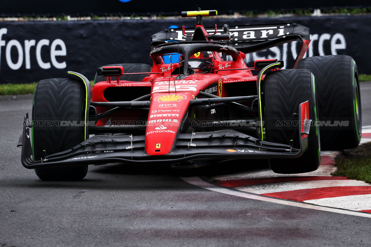 GP CANADA, Carlos Sainz Jr (ESP) Ferrari SF-23.

17.06.2023. Formula 1 World Championship, Rd 9, Canadian Grand Prix, Montreal, Canada, Qualifiche Day.

 - www.xpbimages.com, EMail: requests@xpbimages.com © Copyright: Coates / XPB Images