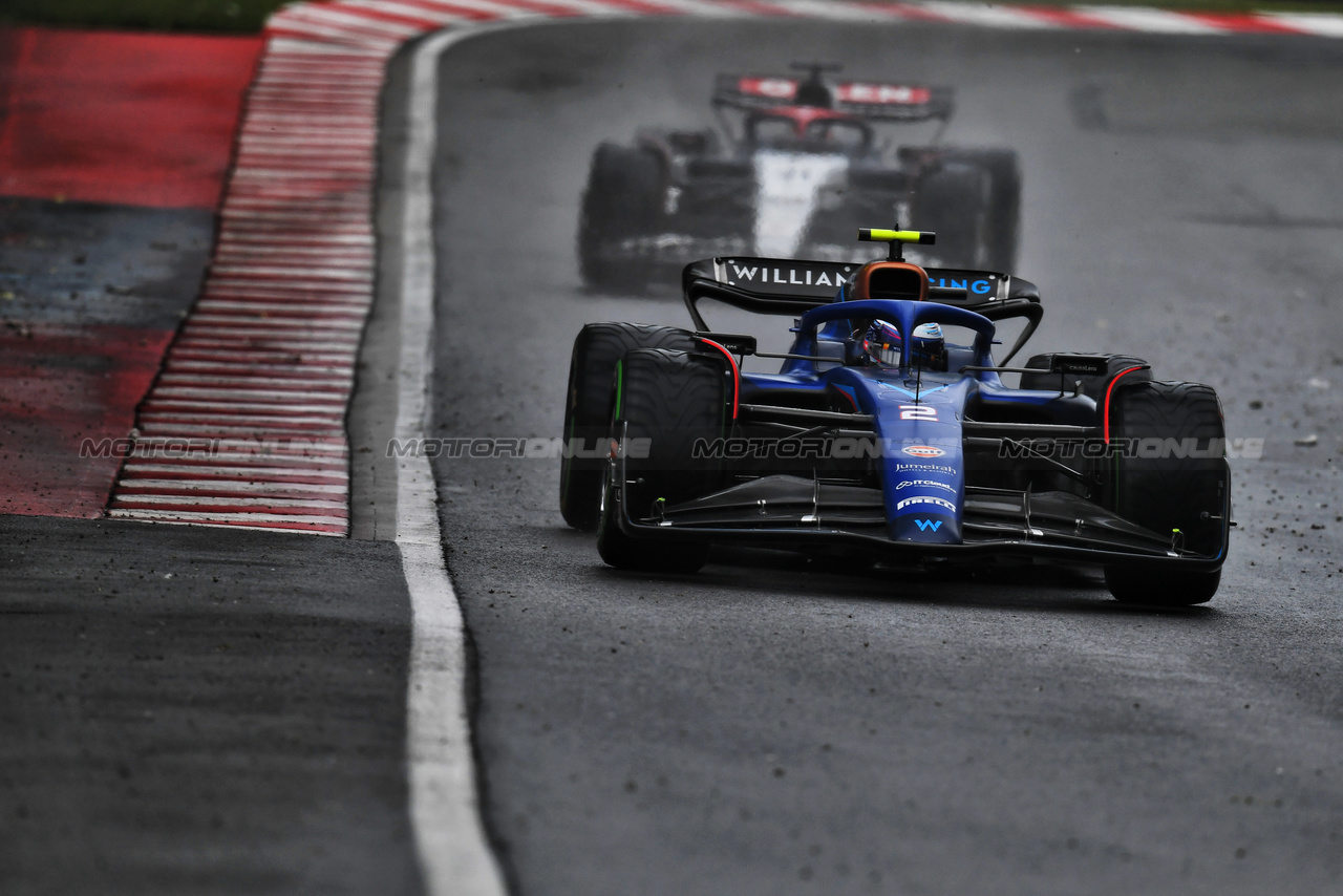 GP CANADA, Logan Sargeant (USA) Williams Racing FW45.

17.06.2023. Formula 1 World Championship, Rd 9, Canadian Grand Prix, Montreal, Canada, Qualifiche Day.

- www.xpbimages.com, EMail: requests@xpbimages.com © Copyright: Price / XPB Images