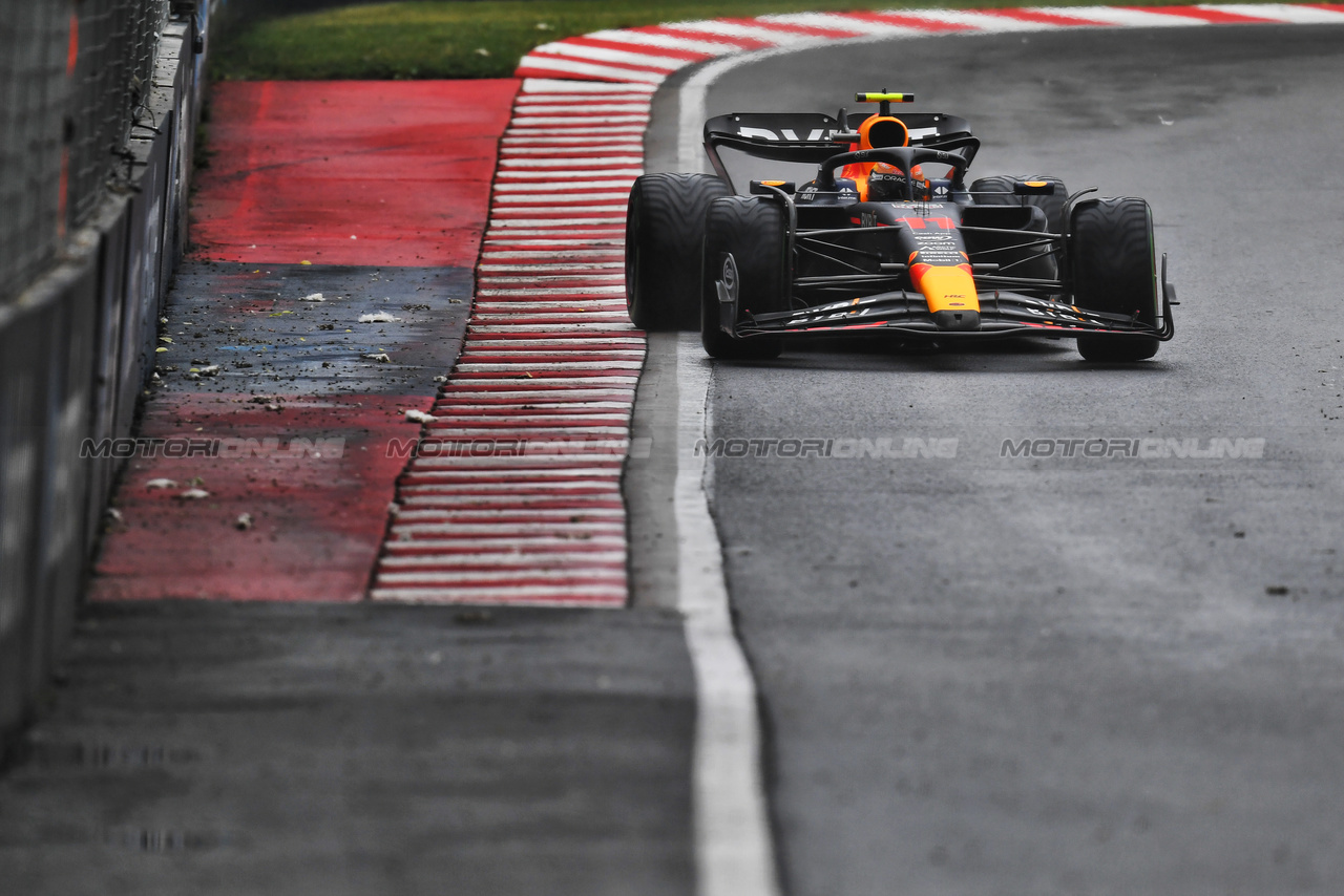GP CANADA, Sergio Perez (MEX) Red Bull Racing RB19.

17.06.2023. Formula 1 World Championship, Rd 9, Canadian Grand Prix, Montreal, Canada, Qualifiche Day.

- www.xpbimages.com, EMail: requests@xpbimages.com © Copyright: Price / XPB Images