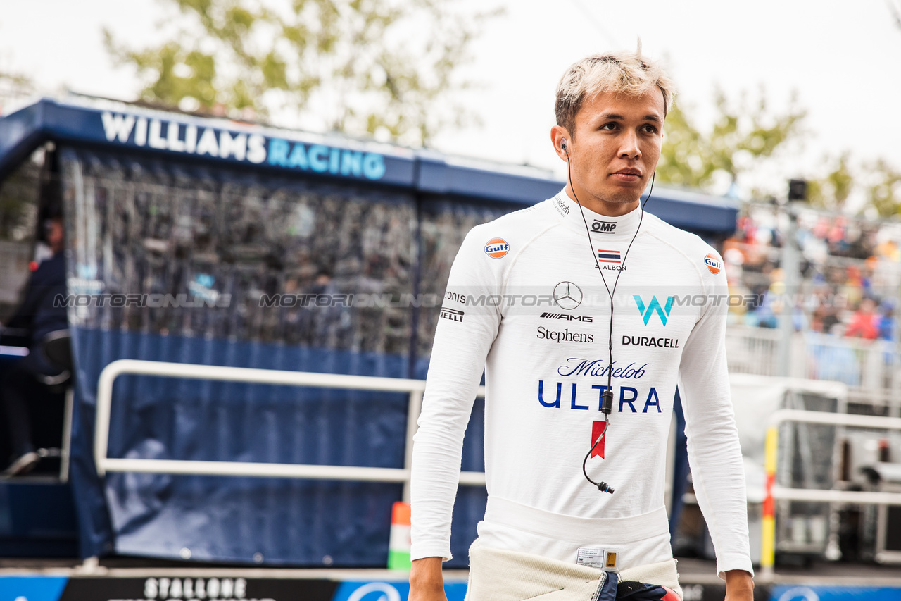 GP CANADA, Alexander Albon (THA) Williams Racing.

17.06.2023. Formula 1 World Championship, Rd 9, Canadian Grand Prix, Montreal, Canada, Qualifiche Day.

- www.xpbimages.com, EMail: requests@xpbimages.com © Copyright: Bearne / XPB Images