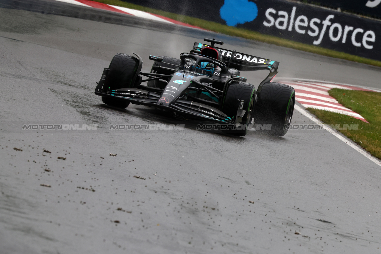 GP CANADA, George Russell (GBR) Mercedes AMG F1 W14.

17.06.2023. Formula 1 World Championship, Rd 9, Canadian Grand Prix, Montreal, Canada, Qualifiche Day.

 - www.xpbimages.com, EMail: requests@xpbimages.com © Copyright: Coates / XPB Images
