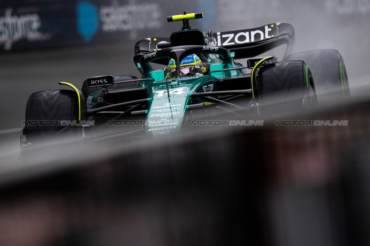 GP CANADA, Fernando Alonso (ESP) Aston Martin F1 Team AMR23.

17.06.2023. Formula 1 World Championship, Rd 9, Canadian Grand Prix, Montreal, Canada, Qualifiche Day.

- www.xpbimages.com, EMail: requests@xpbimages.com © Copyright: Price / XPB Images