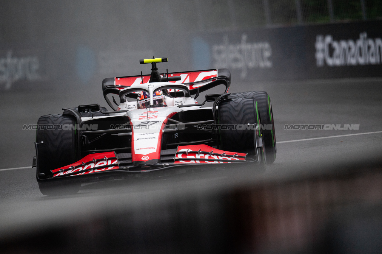 GP CANADA, Nico Hulkenberg (GER) Haas VF-23.

17.06.2023. Formula 1 World Championship, Rd 9, Canadian Grand Prix, Montreal, Canada, Qualifiche Day.

- www.xpbimages.com, EMail: requests@xpbimages.com © Copyright: Price / XPB Images