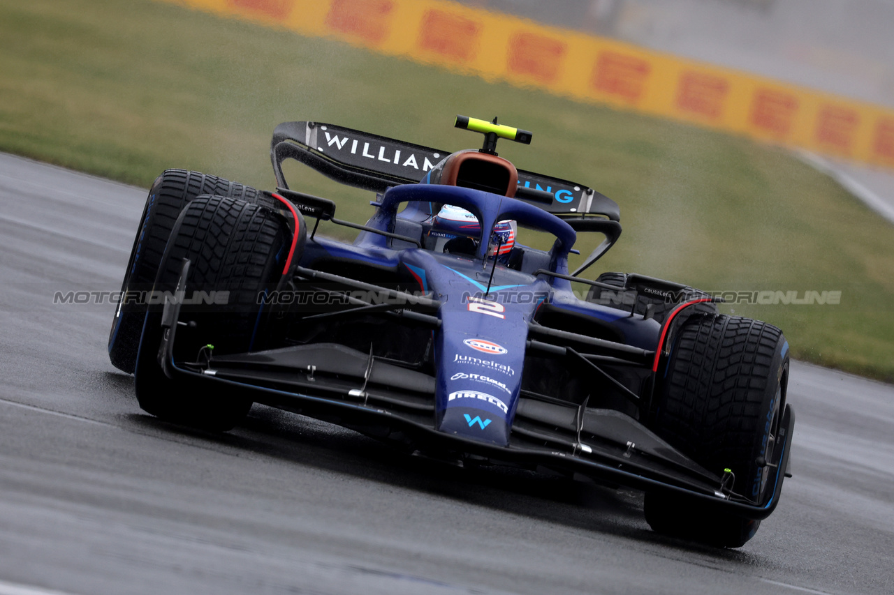 GP CANADA, Logan Sargeant (USA) Williams Racing FW45.

17.06.2023. Formula 1 World Championship, Rd 9, Canadian Grand Prix, Montreal, Canada, Qualifiche Day.

- www.xpbimages.com, EMail: requests@xpbimages.com © Copyright: Bearne / XPB Images