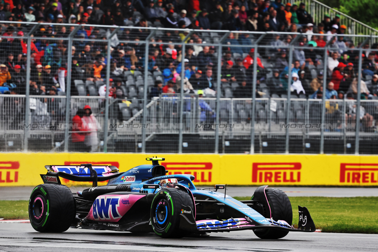 GP CANADA, Pierre Gasly (FRA) Alpine F1 Team A523.

17.06.2023. Formula 1 World Championship, Rd 9, Canadian Grand Prix, Montreal, Canada, Qualifiche Day.

- www.xpbimages.com, EMail: requests@xpbimages.com © Copyright: Bearne / XPB Images