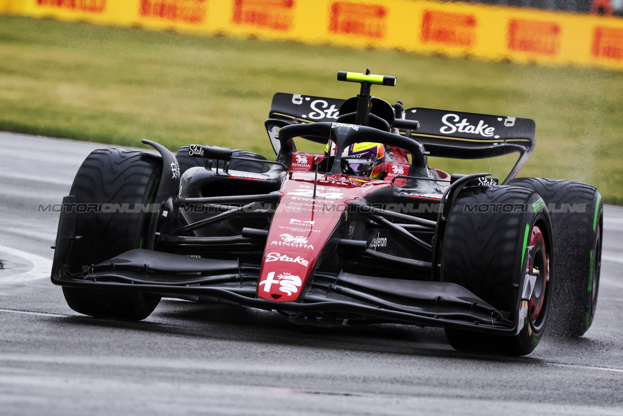 GP CANADA, Zhou Guanyu (CHN) Alfa Romeo F1 Team C43.

17.06.2023. Formula 1 World Championship, Rd 9, Canadian Grand Prix, Montreal, Canada, Qualifiche Day.

- www.xpbimages.com, EMail: requests@xpbimages.com © Copyright: Bearne / XPB Images