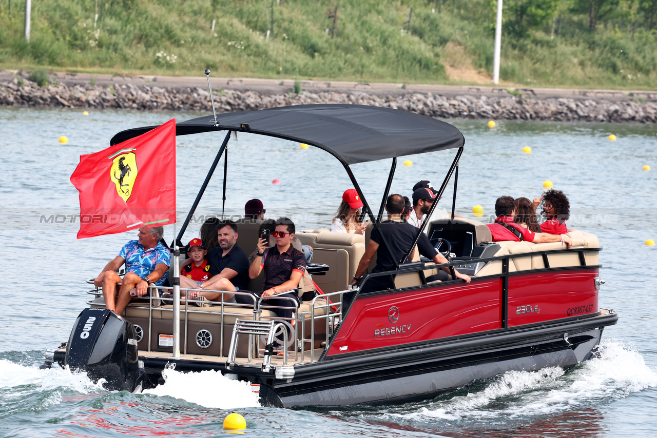 GP CANADA, Circuit Atmosfera - a taxi boat on the canal basin.

16.06.2023. Formula 1 World Championship, Rd 9, Canadian Grand Prix, Montreal, Canada, Practice Day.

 - www.xpbimages.com, EMail: requests@xpbimages.com © Copyright: Coates / XPB Images
