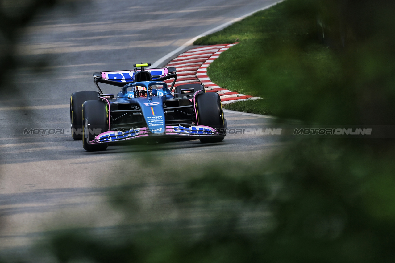 GP CANADA, Pierre Gasly (FRA) Alpine F1 Team A523.

16.06.2023. Formula 1 World Championship, Rd 9, Canadian Grand Prix, Montreal, Canada, Practice Day.

- www.xpbimages.com, EMail: requests@xpbimages.com © Copyright: Price / XPB Images
