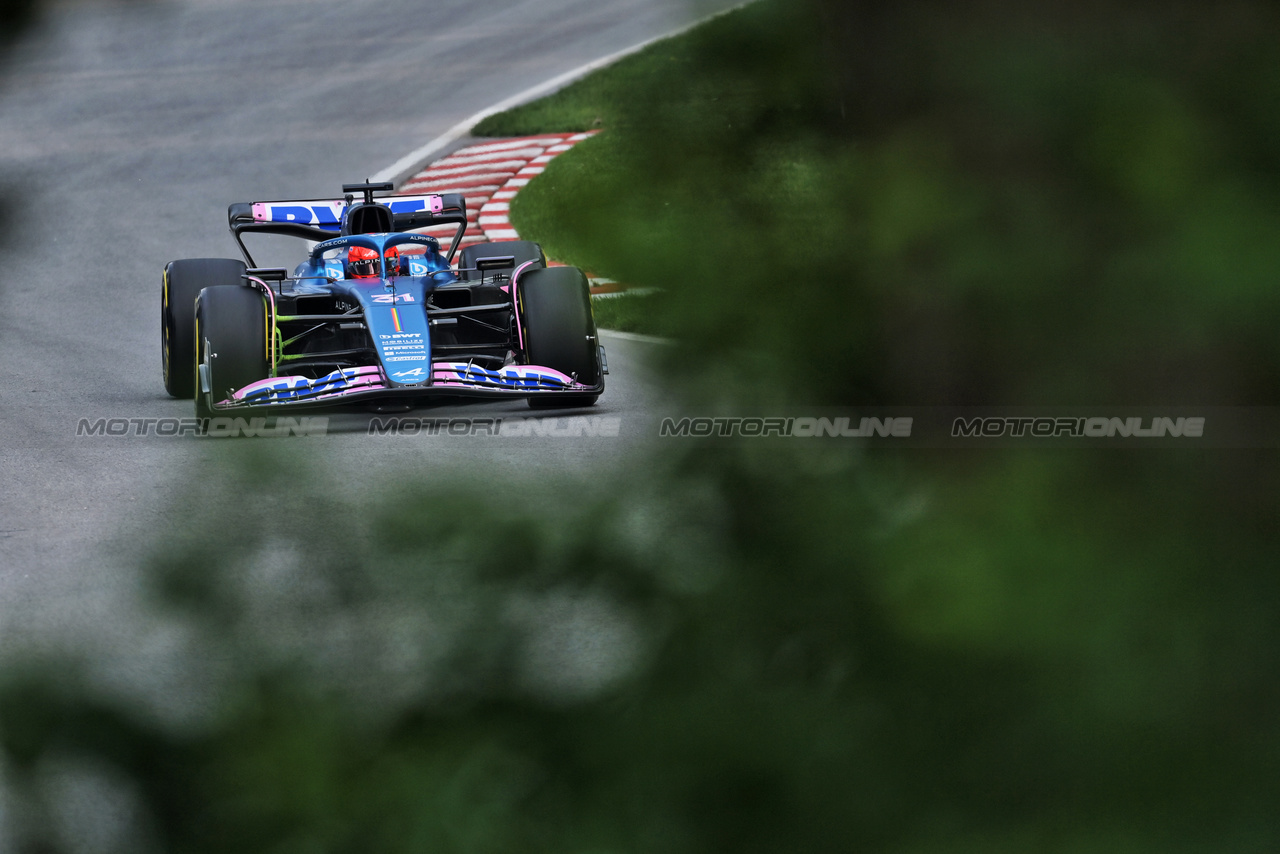 GP CANADA, Esteban Ocon (FRA) Alpine F1 Team A523.

16.06.2023. Formula 1 World Championship, Rd 9, Canadian Grand Prix, Montreal, Canada, Practice Day.

- www.xpbimages.com, EMail: requests@xpbimages.com © Copyright: Price / XPB Images