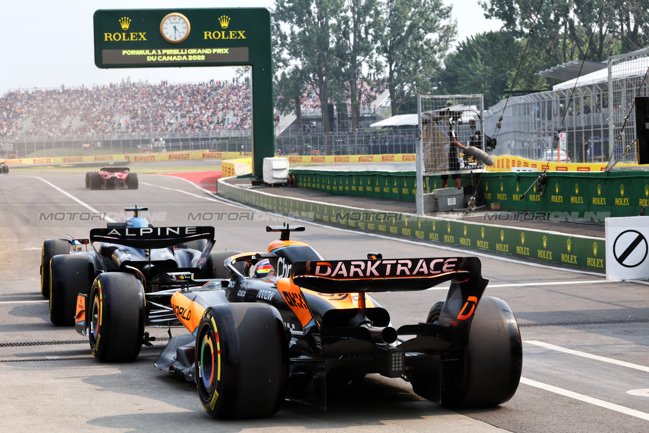 GP CANADA, Oscar Piastri (AUS) McLaren MCL60 leaves the pits.

16.06.2023. Formula 1 World Championship, Rd 9, Canadian Grand Prix, Montreal, Canada, Practice Day.

- www.xpbimages.com, EMail: requests@xpbimages.com © Copyright: Batchelor / XPB Images