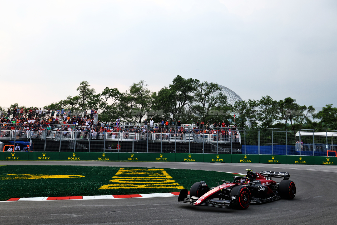 GP CANADA, Zhou Guanyu (CHN) Alfa Romeo F1 Team C43.

16.06.2023. Formula 1 World Championship, Rd 9, Canadian Grand Prix, Montreal, Canada, Practice Day.

 - www.xpbimages.com, EMail: requests@xpbimages.com © Copyright: Coates / XPB Images