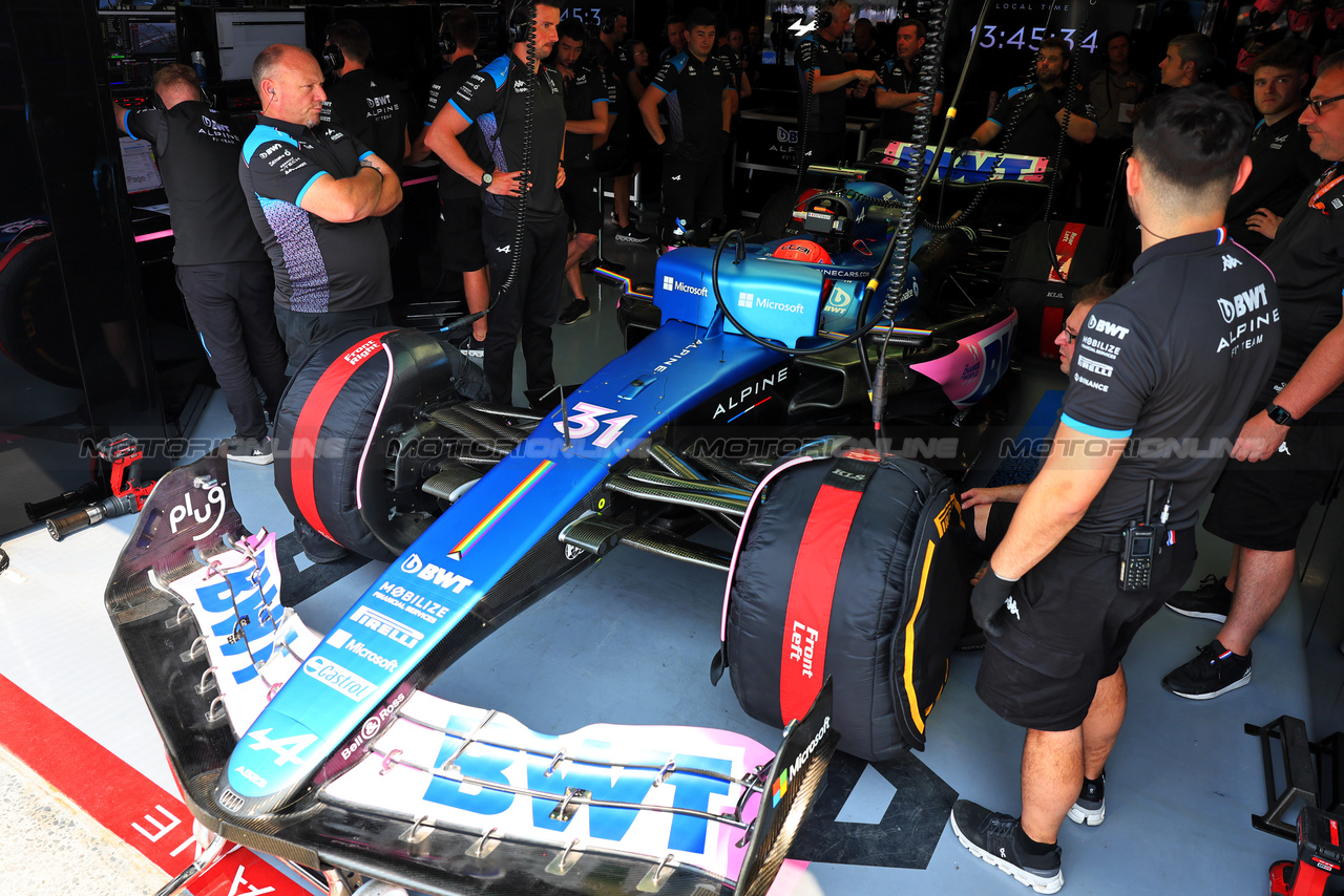 GP CANADA, Esteban Ocon (FRA) Alpine F1 Team A523.

16.06.2023. Formula 1 World Championship, Rd 9, Canadian Grand Prix, Montreal, Canada, Practice Day.

- www.xpbimages.com, EMail: requests@xpbimages.com © Copyright: Batchelor / XPB Images