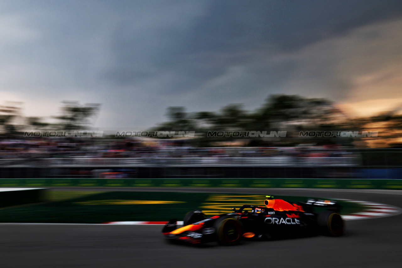 GP CANADA, Sergio Perez (MEX) Red Bull Racing RB19.

16.06.2023. Formula 1 World Championship, Rd 9, Canadian Grand Prix, Montreal, Canada, Practice Day.

 - www.xpbimages.com, EMail: requests@xpbimages.com © Copyright: Coates / XPB Images