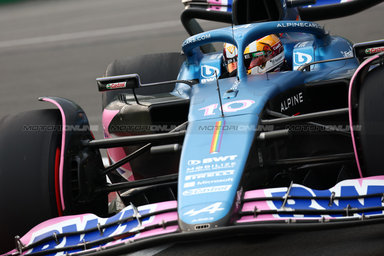 GP CANADA, Pierre Gasly (FRA) Alpine F1 Team A523.

16.06.2023. Formula 1 World Championship, Rd 9, Canadian Grand Prix, Montreal, Canada, Practice Day.

 - www.xpbimages.com, EMail: requests@xpbimages.com © Copyright: Coates / XPB Images