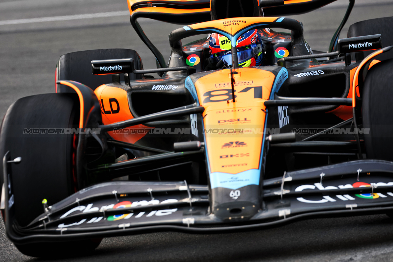 GP CANADA, Oscar Piastri (AUS) McLaren MCL60.

16.06.2023. Formula 1 World Championship, Rd 9, Canadian Grand Prix, Montreal, Canada, Practice Day.

 - www.xpbimages.com, EMail: requests@xpbimages.com © Copyright: Coates / XPB Images