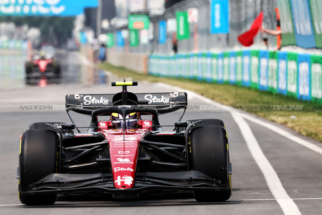 GP CANADA, Zhou Guanyu (CHN) Alfa Romeo F1 Team C43.

16.06.2023. Formula 1 World Championship, Rd 9, Canadian Grand Prix, Montreal, Canada, Practice Day.

 - www.xpbimages.com, EMail: requests@xpbimages.com © Copyright: Coates / XPB Images