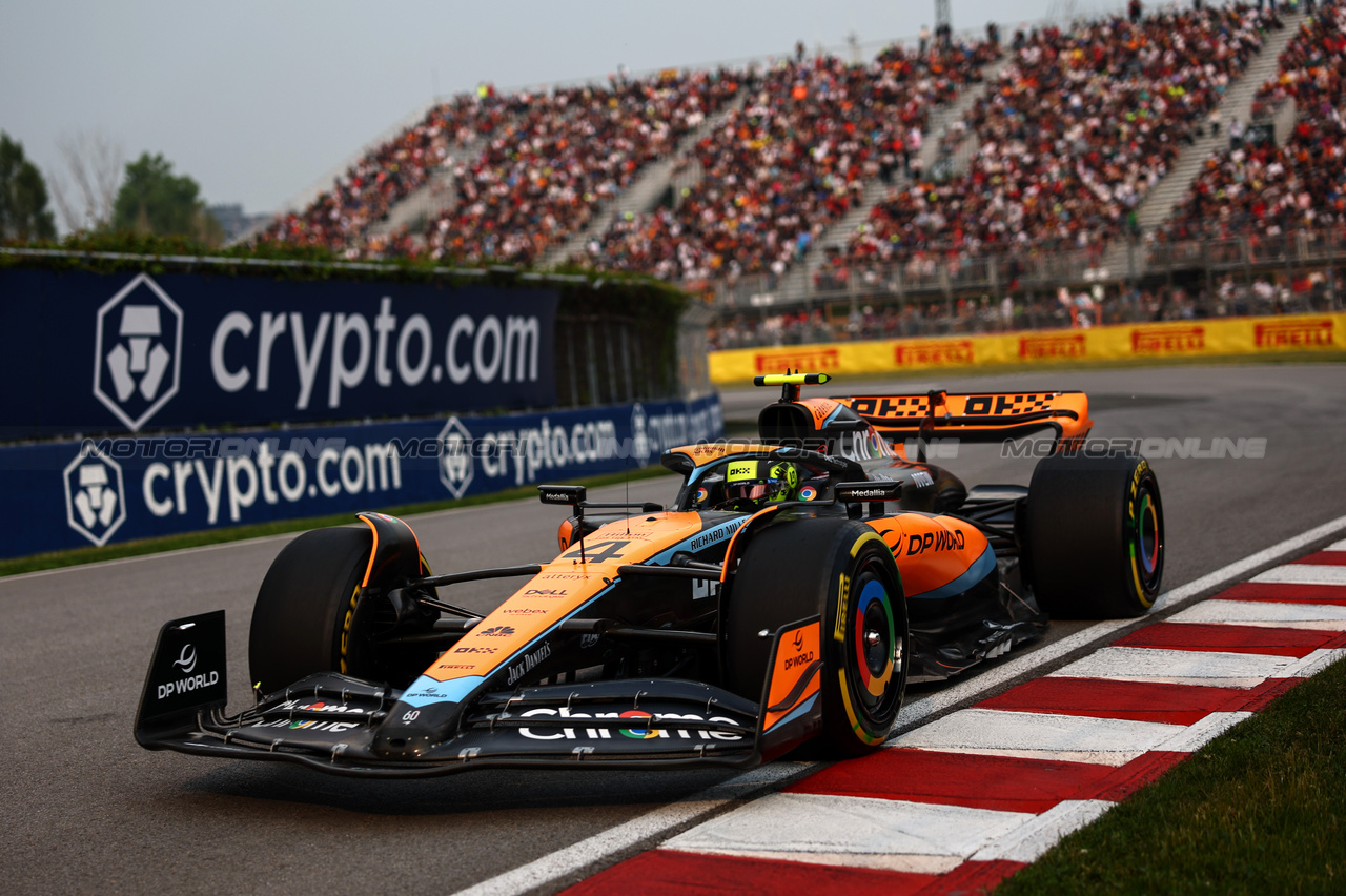 GP CANADA, Lando Norris (GBR), McLaren F1 Team 
16.06.2023. Formula 1 World Championship, Rd 9, Canadian Grand Prix, Montreal, Canada, Practice Day.
- www.xpbimages.com, EMail: requests@xpbimages.com © Copyright: Charniaux / XPB Images