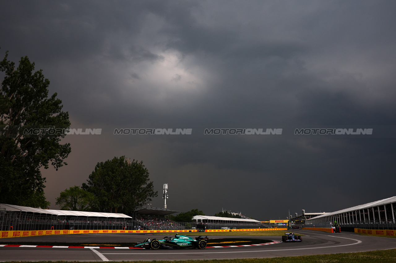 GP CANADA, Fernando Alonso (ESP), Aston Martin Racing 
16.06.2023. Formula 1 World Championship, Rd 9, Canadian Grand Prix, Montreal, Canada, Practice Day.
- www.xpbimages.com, EMail: requests@xpbimages.com © Copyright: Charniaux / XPB Images