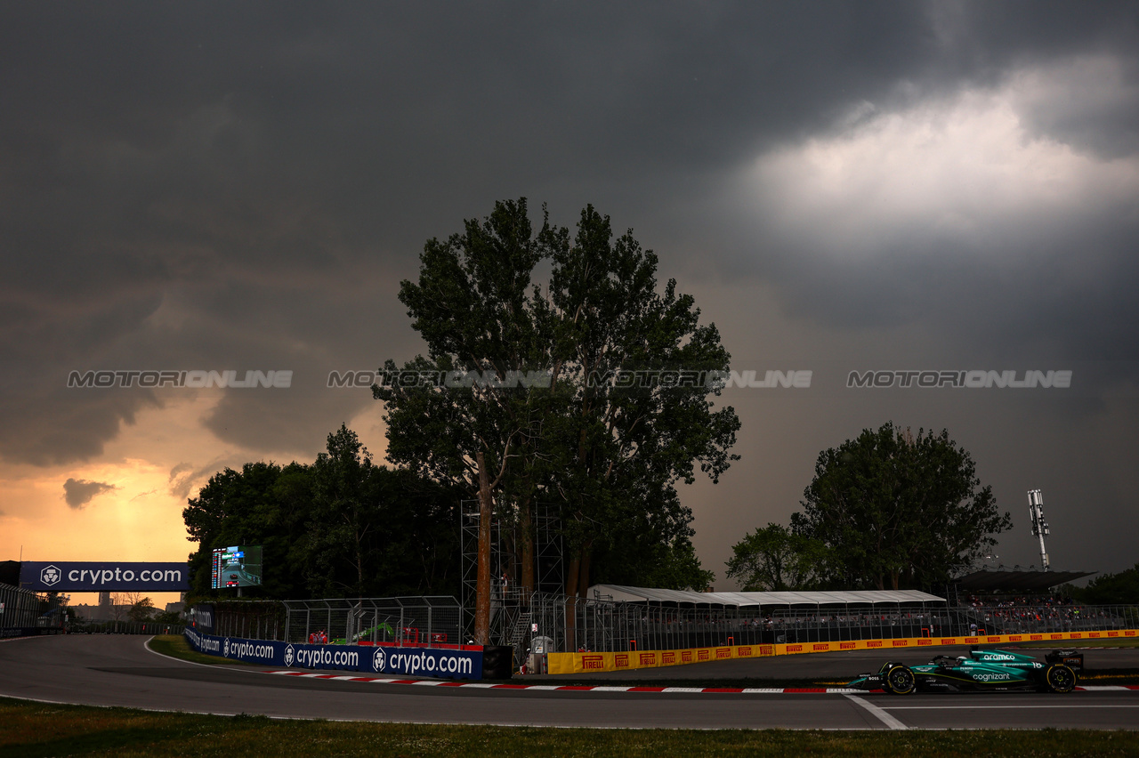 GP CANADA, Lance Stroll (CDN), Aston Martin F1 Team 
16.06.2023. Formula 1 World Championship, Rd 9, Canadian Grand Prix, Montreal, Canada, Practice Day.
- www.xpbimages.com, EMail: requests@xpbimages.com © Copyright: Charniaux / XPB Images