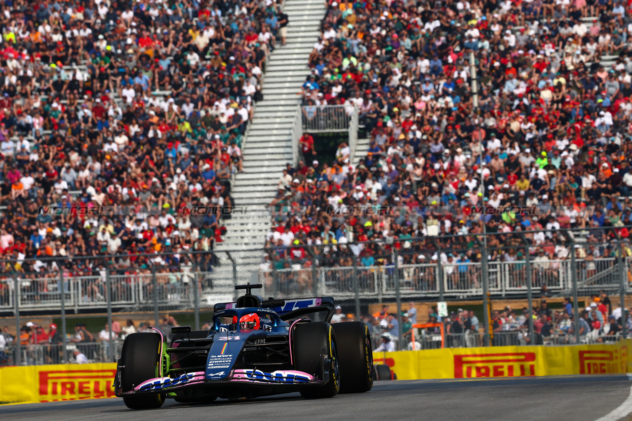 GP CANADA, Esteban Ocon (FRA), Alpine F1 Team 
16.06.2023. Formula 1 World Championship, Rd 9, Canadian Grand Prix, Montreal, Canada, Practice Day.
- www.xpbimages.com, EMail: requests@xpbimages.com © Copyright: Charniaux / XPB Images