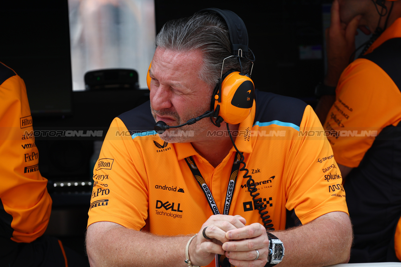 GP CANADA, Zak Brown (USA) McLaren Executive Director.

16.06.2023. Formula 1 World Championship, Rd 9, Canadian Grand Prix, Montreal, Canada, Practice Day.

- www.xpbimages.com, EMail: requests@xpbimages.com © Copyright: Batchelor / XPB Images