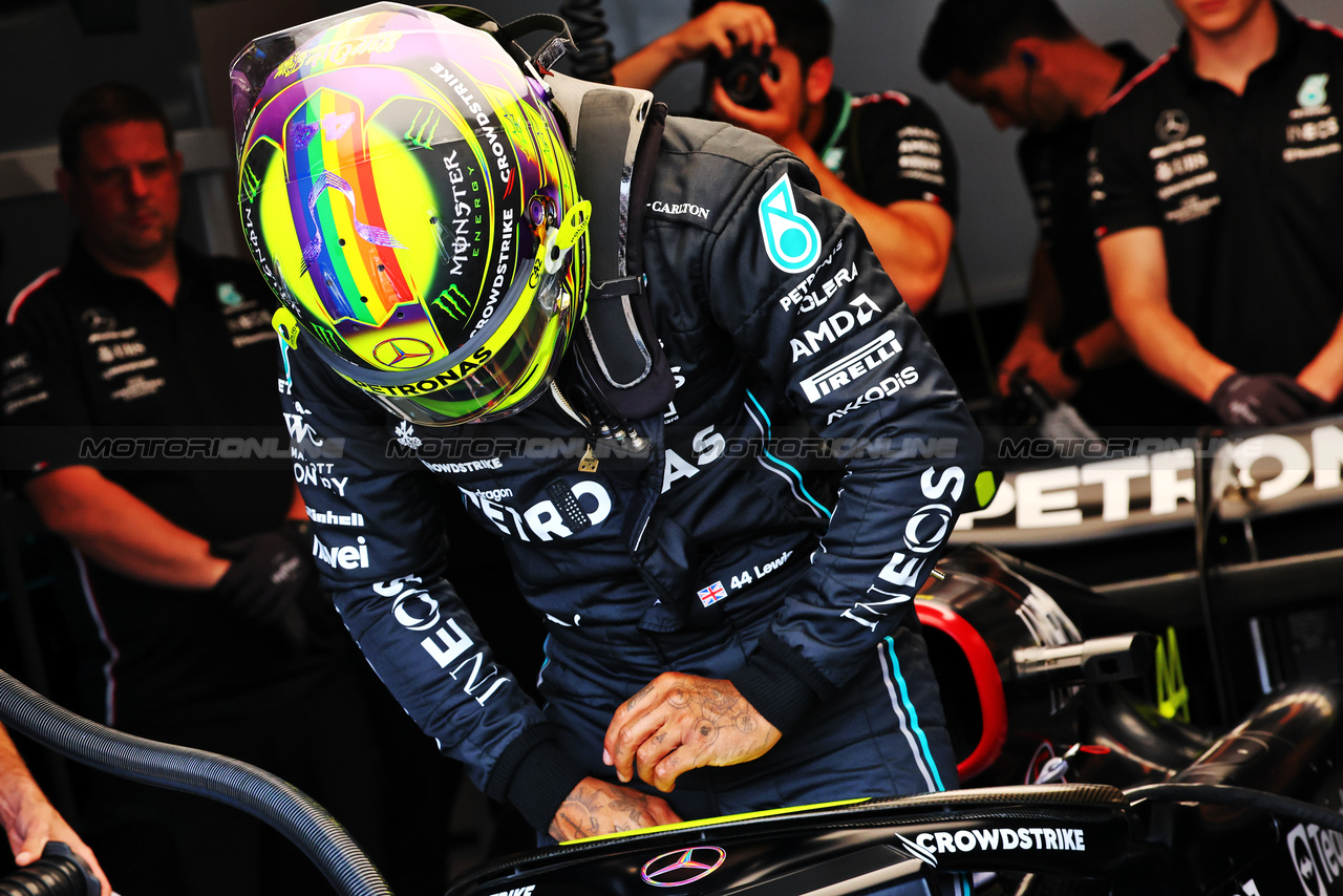 GP CANADA, Lewis Hamilton (GBR) Mercedes AMG F1 W14.

16.06.2023. Formula 1 World Championship, Rd 9, Canadian Grand Prix, Montreal, Canada, Practice Day.

- www.xpbimages.com, EMail: requests@xpbimages.com © Copyright: Batchelor / XPB Images