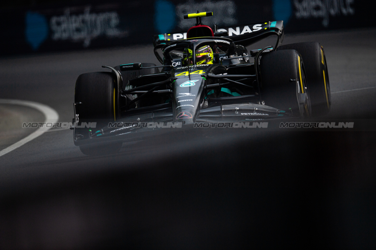 GP CANADA, Lewis Hamilton (GBR) Mercedes AMG F1 W14.

16.06.2023. Formula 1 World Championship, Rd 9, Canadian Grand Prix, Montreal, Canada, Practice Day.

- www.xpbimages.com, EMail: requests@xpbimages.com © Copyright: Price / XPB Images