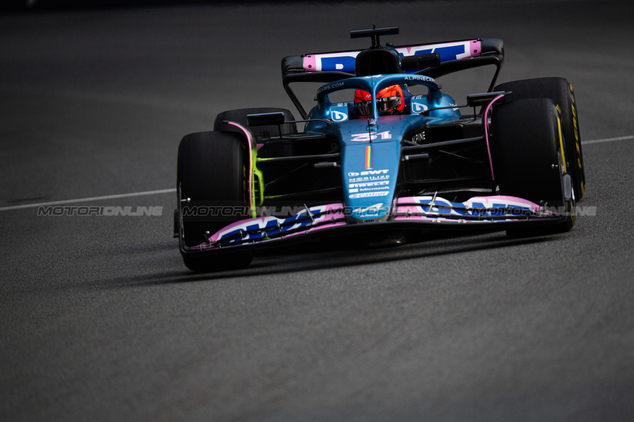 GP CANADA, Esteban Ocon (FRA) Alpine F1 Team A523.

16.06.2023. Formula 1 World Championship, Rd 9, Canadian Grand Prix, Montreal, Canada, Practice Day.

- www.xpbimages.com, EMail: requests@xpbimages.com © Copyright: Price / XPB Images