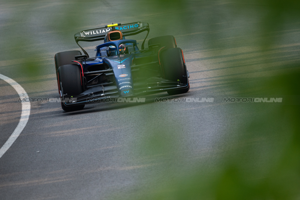 GP CANADA, Logan Sargeant (USA) Williams Racing FW45.

16.06.2023. Formula 1 World Championship, Rd 9, Canadian Grand Prix, Montreal, Canada, Practice Day.

- www.xpbimages.com, EMail: requests@xpbimages.com © Copyright: Price / XPB Images