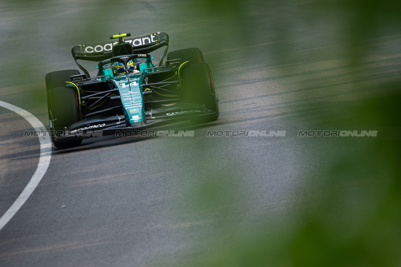 GP CANADA, Fernando Alonso (ESP) Aston Martin F1 Team AMR23.

16.06.2023. Formula 1 World Championship, Rd 9, Canadian Grand Prix, Montreal, Canada, Practice Day.

- www.xpbimages.com, EMail: requests@xpbimages.com © Copyright: Price / XPB Images