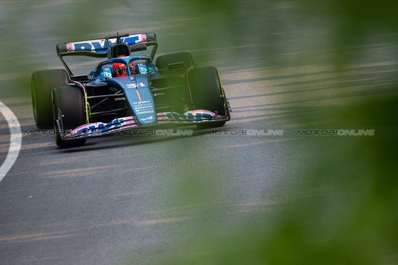 GP CANADA, Esteban Ocon (FRA) Alpine F1 Team A523.

16.06.2023. Formula 1 World Championship, Rd 9, Canadian Grand Prix, Montreal, Canada, Practice Day.

- www.xpbimages.com, EMail: requests@xpbimages.com © Copyright: Price / XPB Images