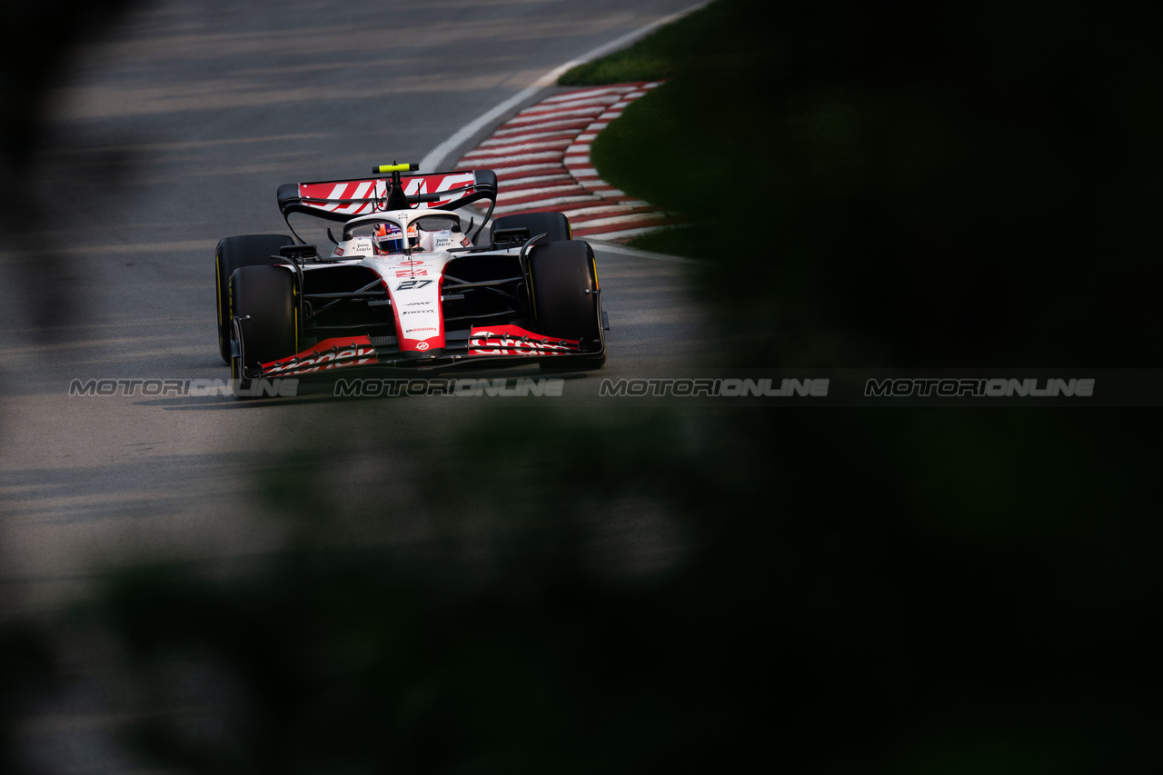 GP CANADA, Nico Hulkenberg (GER) Haas VF-23.

16.06.2023. Formula 1 World Championship, Rd 9, Canadian Grand Prix, Montreal, Canada, Practice Day.

- www.xpbimages.com, EMail: requests@xpbimages.com © Copyright: Price / XPB Images