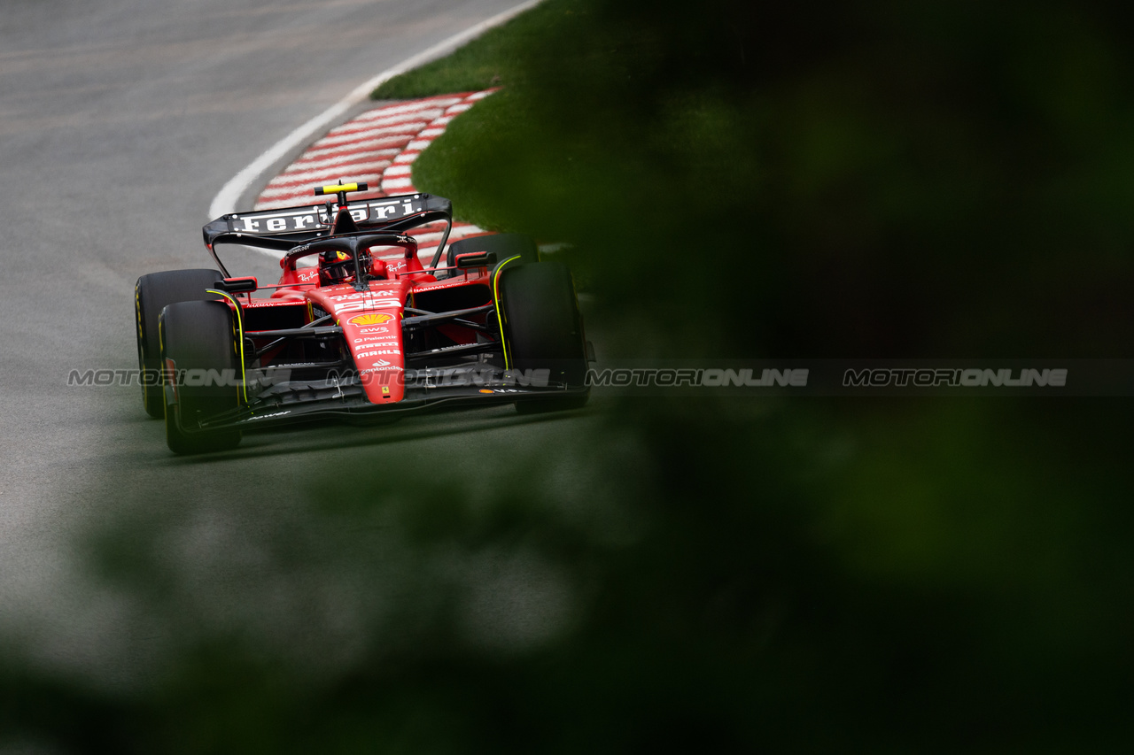 GP CANADA, Carlos Sainz Jr (ESP) Ferrari SF-23.

16.06.2023. Formula 1 World Championship, Rd 9, Canadian Grand Prix, Montreal, Canada, Practice Day.

- www.xpbimages.com, EMail: requests@xpbimages.com © Copyright: Price / XPB Images