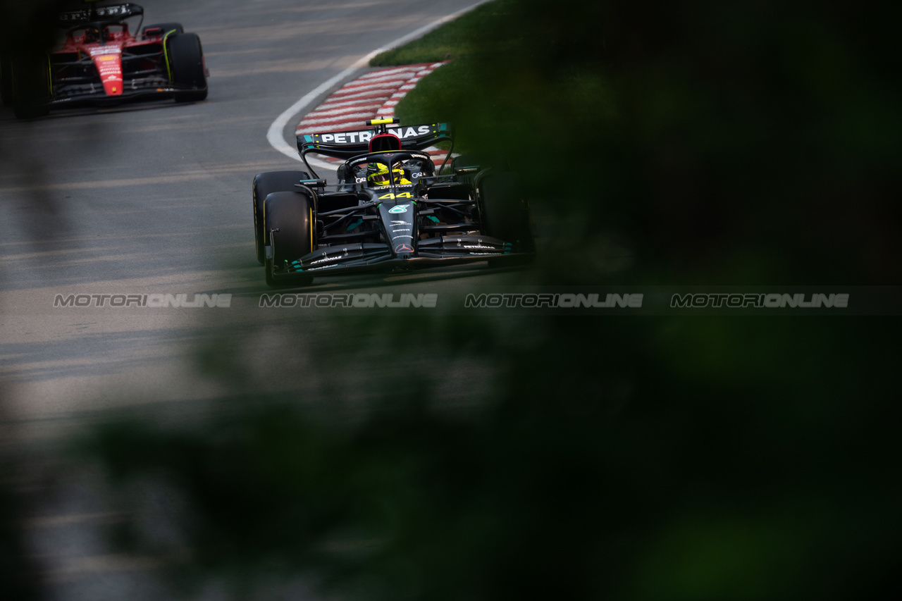 GP CANADA, Lewis Hamilton (GBR) Mercedes AMG F1 W14.

16.06.2023. Formula 1 World Championship, Rd 9, Canadian Grand Prix, Montreal, Canada, Practice Day.

- www.xpbimages.com, EMail: requests@xpbimages.com © Copyright: Price / XPB Images