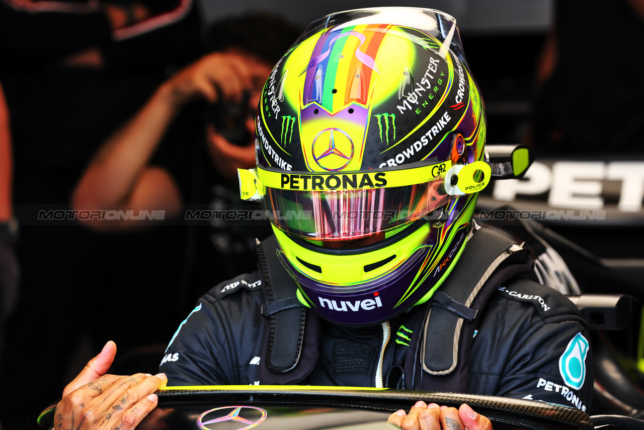 GP CANADA, Lewis Hamilton (GBR) Mercedes AMG F1 W14.

16.06.2023. Formula 1 World Championship, Rd 9, Canadian Grand Prix, Montreal, Canada, Practice Day.

- www.xpbimages.com, EMail: requests@xpbimages.com © Copyright: Batchelor / XPB Images