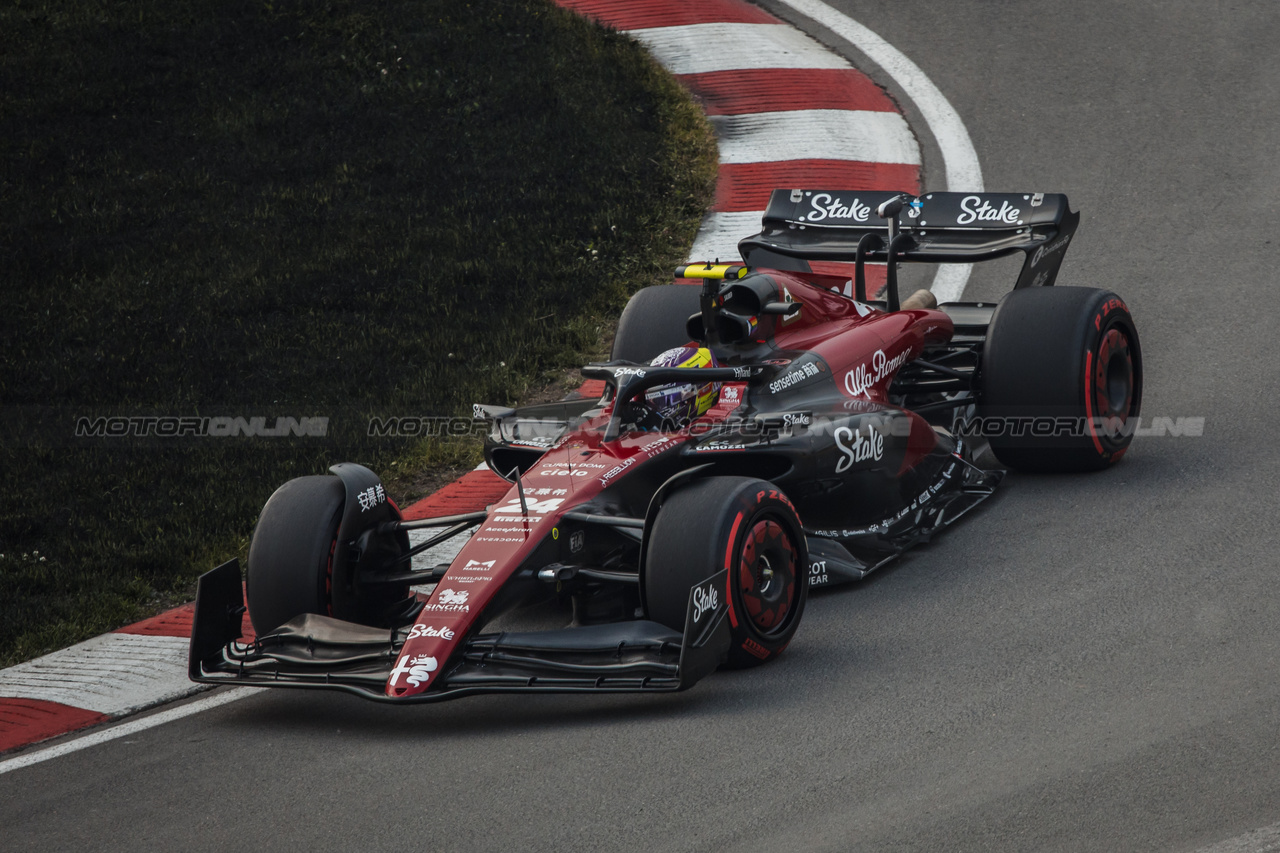 GP CANADA, Zhou Guanyu (CHN) Alfa Romeo F1 Team C43.

16.06.2023. Formula 1 World Championship, Rd 9, Canadian Grand Prix, Montreal, Canada, Practice Day.

- www.xpbimages.com, EMail: requests@xpbimages.com © Copyright: Bearne / XPB Images