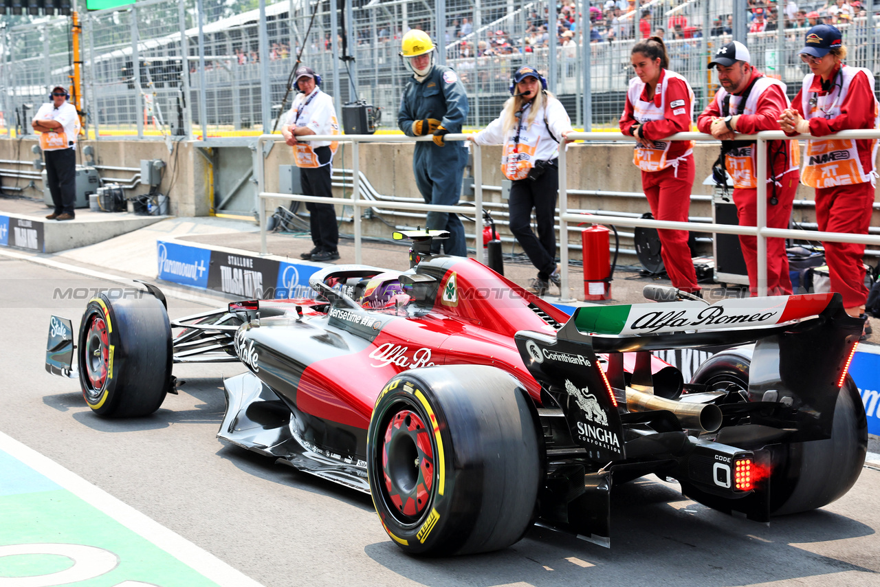 GP CANADA, Zhou Guanyu (CHN) Alfa Romeo F1 Team C43.

16.06.2023. Formula 1 World Championship, Rd 9, Canadian Grand Prix, Montreal, Canada, Practice Day.

- www.xpbimages.com, EMail: requests@xpbimages.com © Copyright: Batchelor / XPB Images