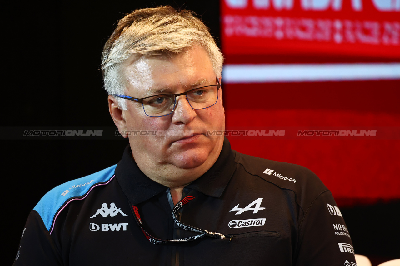 GP CANADA, Otmar Szafnauer (USA) Alpine F1 Team, Team Principal in the FIA Press Conference.

16.06.2023. Formula 1 World Championship, Rd 9, Canadian Grand Prix, Montreal, Canada, Practice Day.

- www.xpbimages.com, EMail: requests@xpbimages.com © Copyright: Batchelor / XPB Images