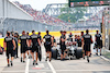 GP CANADA, Lewis Hamilton (GBR) Mercedes AMG F1 W14 e George Russell (GBR) Mercedes AMG F1 W14 are rescued from the pit lane exit by meccanici.
16.06.2023. Formula 1 World Championship, Rd 9, Canadian Grand Prix, Montreal, Canada, Practice Day.
- www.xpbimages.com, EMail: requests@xpbimages.com © Copyright: Batchelor / XPB Images