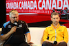 GP CANADA, (L to R): Otmar Szafnauer (USA) Alpine F1 Team, Team Principal e Andrea Stella (ITA) McLaren Team Principal in the FIA Press Conference.
16.06.2023. Formula 1 World Championship, Rd 9, Canadian Grand Prix, Montreal, Canada, Practice Day.
- www.xpbimages.com, EMail: requests@xpbimages.com © Copyright: Batchelor / XPB Images