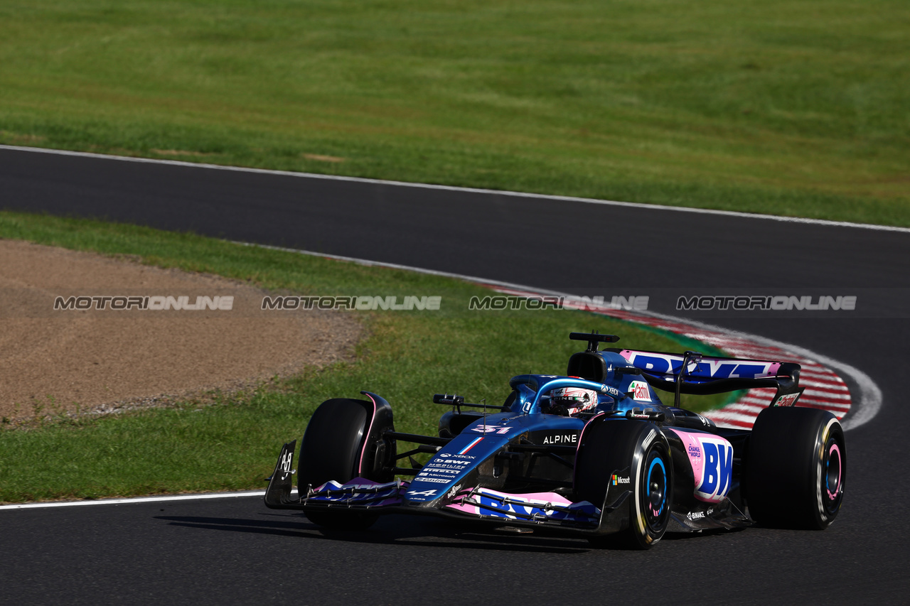 GP GIAPPONE, Esteban Ocon (FRA) Alpine F1 Team A523.

24.09.2023. Formula 1 World Championship, Rd 17, Japanese Grand Prix, Suzuka, Japan, Gara Day.

- www.xpbimages.com, EMail: requests@xpbimages.com © Copyright: Batchelor / XPB Images