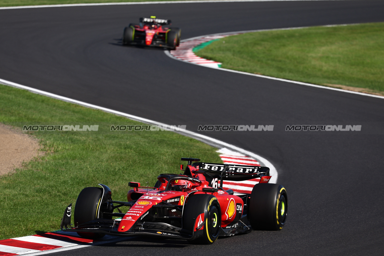 GP GIAPPONE, Charles Leclerc (MON) Ferrari SF-23.

24.09.2023. Formula 1 World Championship, Rd 17, Japanese Grand Prix, Suzuka, Japan, Gara Day.

- www.xpbimages.com, EMail: requests@xpbimages.com © Copyright: Batchelor / XPB Images