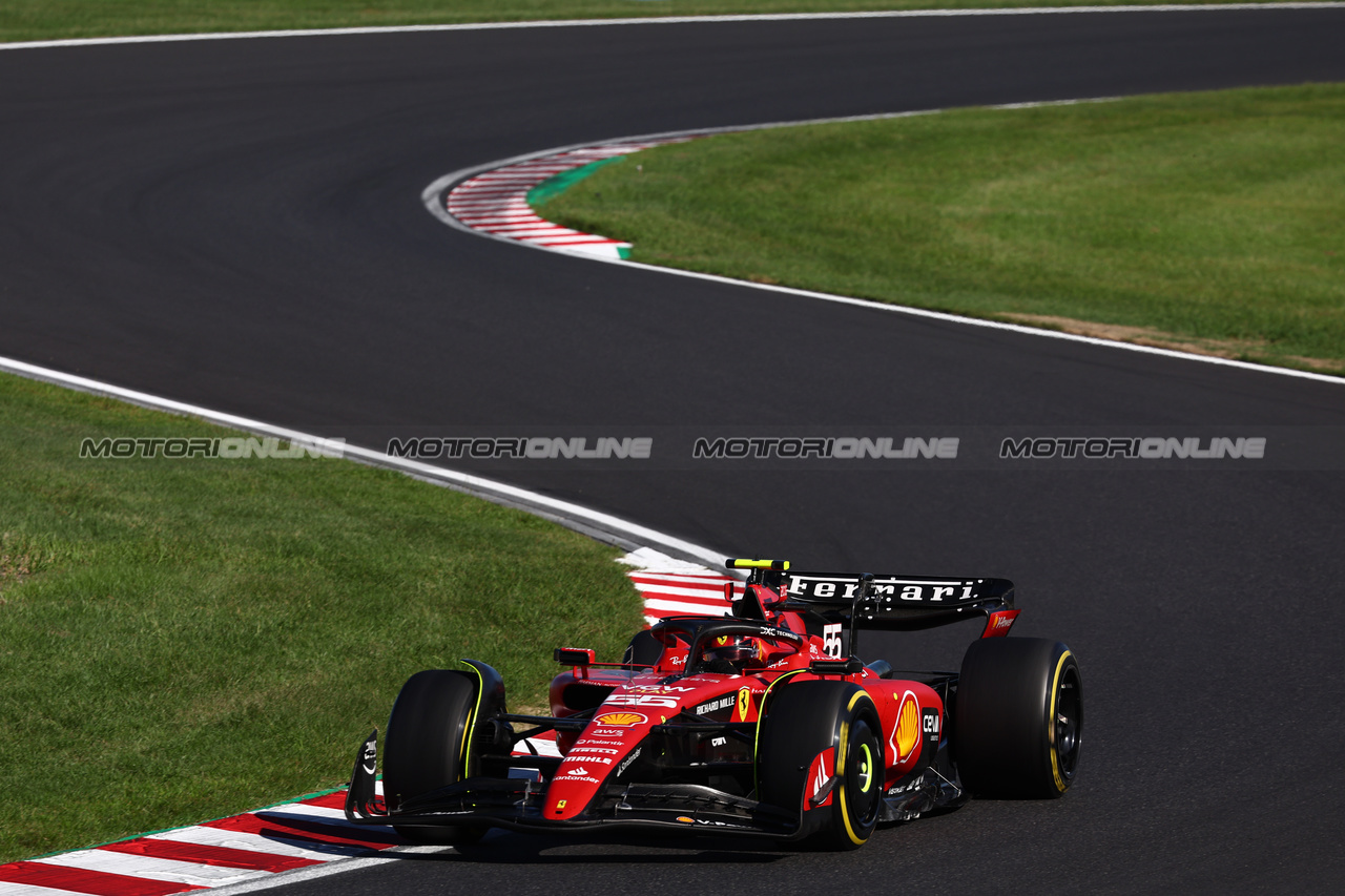 GP GIAPPONE, Carlos Sainz Jr (ESP) Ferrari SF-23.

24.09.2023. Formula 1 World Championship, Rd 17, Japanese Grand Prix, Suzuka, Japan, Gara Day.

- www.xpbimages.com, EMail: requests@xpbimages.com © Copyright: Batchelor / XPB Images