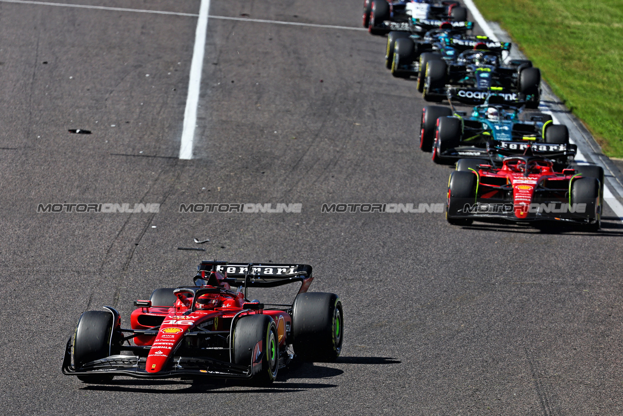 GP GIAPPONE, Charles Leclerc (MON) Ferrari SF-23.

24.09.2023. Formula 1 World Championship, Rd 17, Japanese Grand Prix, Suzuka, Japan, Gara Day.

- www.xpbimages.com, EMail: requests@xpbimages.com © Copyright: Batchelor / XPB Images