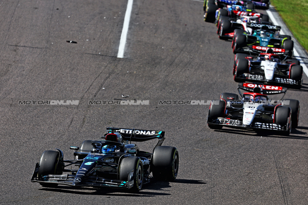 GP GIAPPONE, George Russell (GBR) Mercedes AMG F1 W14.

24.09.2023. Formula 1 World Championship, Rd 17, Japanese Grand Prix, Suzuka, Japan, Gara Day.

- www.xpbimages.com, EMail: requests@xpbimages.com © Copyright: Batchelor / XPB Images