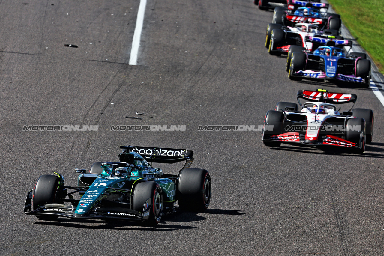 GP GIAPPONE, Lance Stroll (CDN) Aston Martin F1 Team AMR23.

24.09.2023. Formula 1 World Championship, Rd 17, Japanese Grand Prix, Suzuka, Japan, Gara Day.

- www.xpbimages.com, EMail: requests@xpbimages.com © Copyright: Batchelor / XPB Images